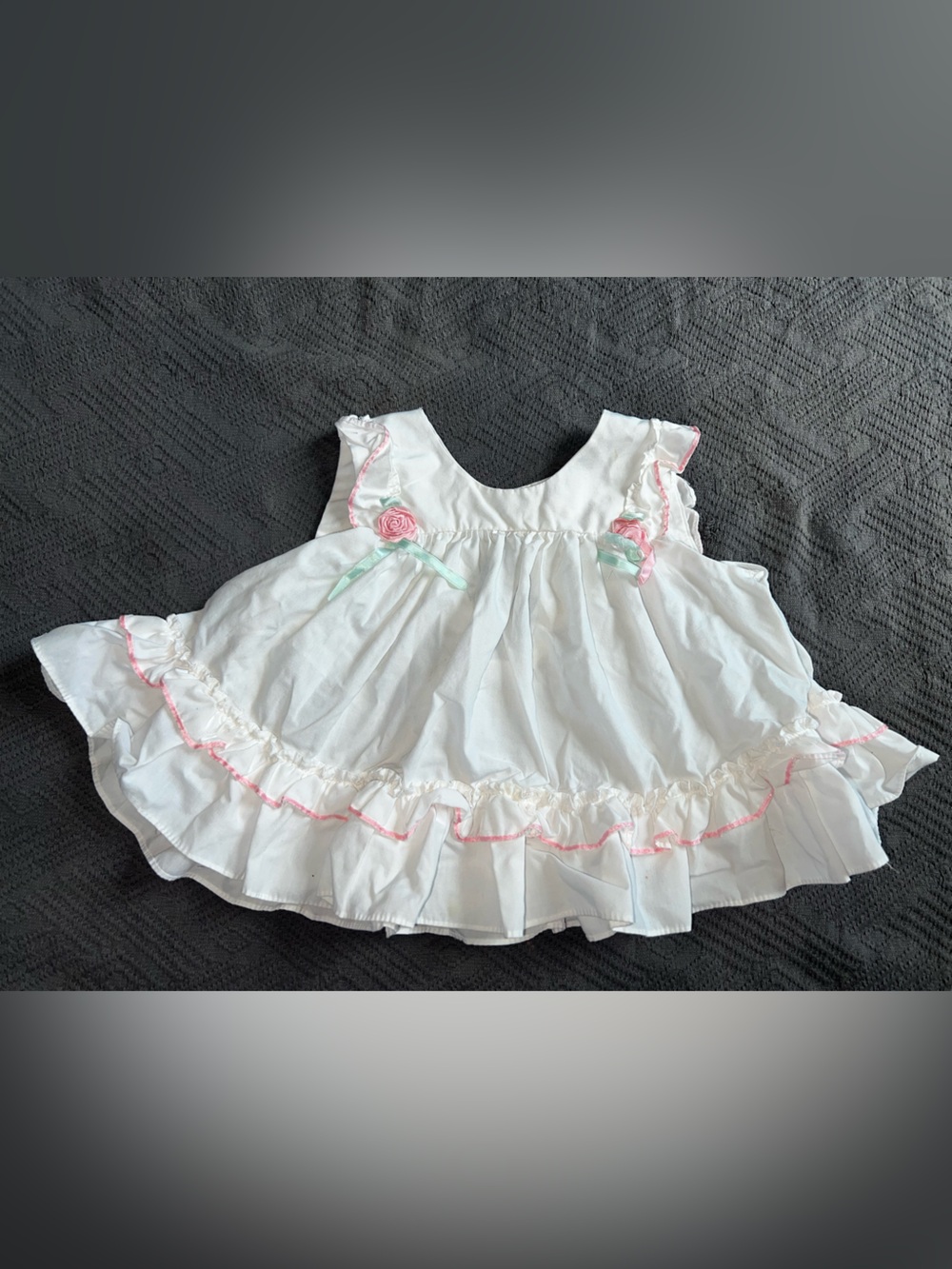 Vintage 90s Baby Ruffle Dress